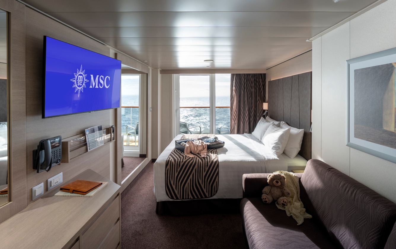 Balcony staterooms onboard MSC World America | MSC Cruises Balcony staterooms onboard MSC World America | MSC Cruises