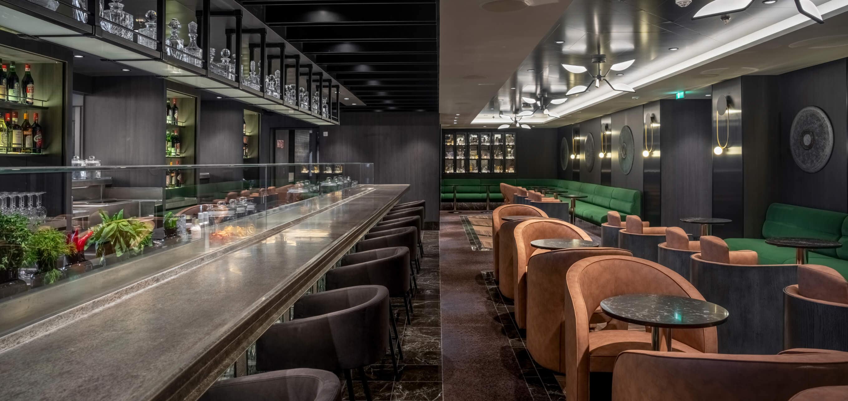 Enjoy specialty crafted cocktails at the Elixir Mixology Bar onboard MSC World America | MSC Cruises