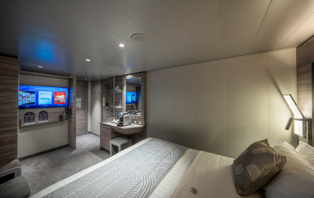 Interior staterooms onboard MSC World America | MSC Cruises Interior staterooms onboard MSC World America | MSC Cruises
