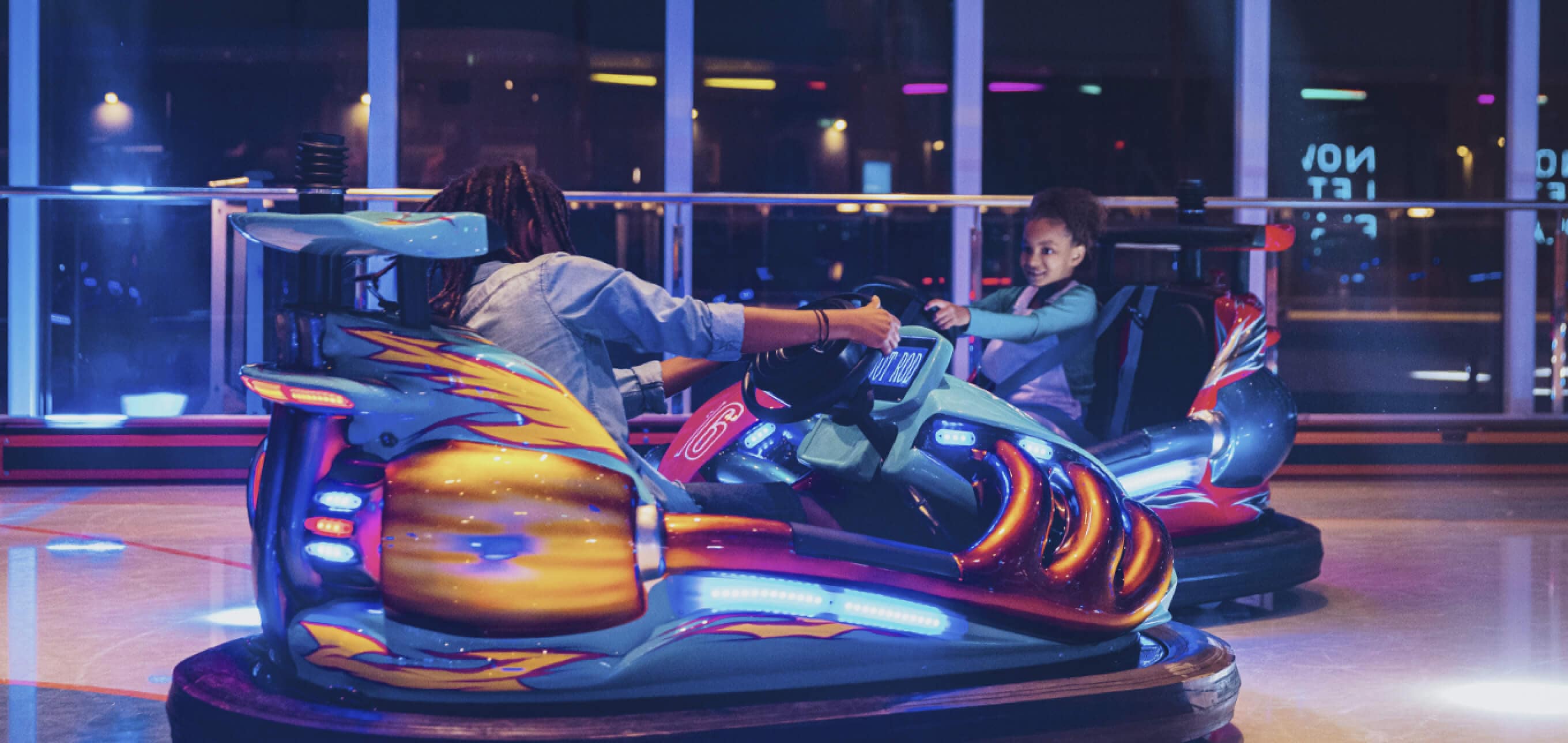  Race bumper cars and more at the MSC Sportsplex onboard MSC World America | MSC Cruises